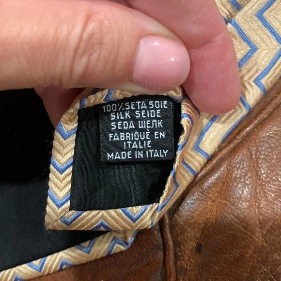 Hugo Boss silk jacquard tie, wide - Picture 3 of 3